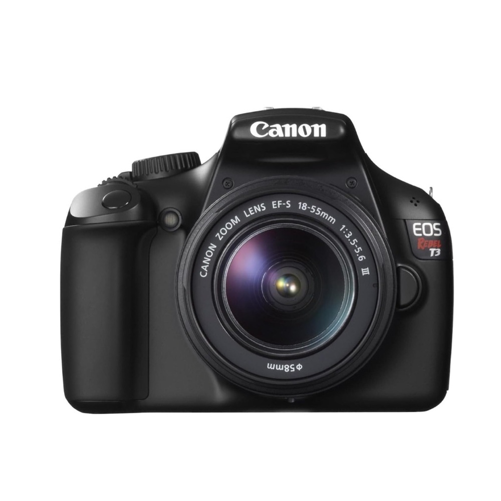Canon EOS Rebel T3 Black Digital Camera